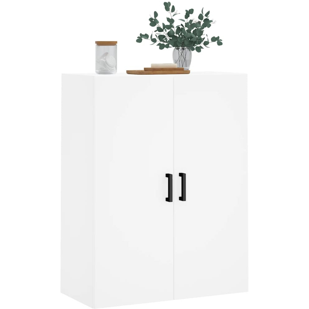 vidaXL 2 Door White Wall Mounted Cabinet Image 3