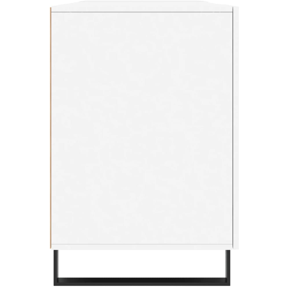vidaXL 2 Door Computer Desk White Image 7
