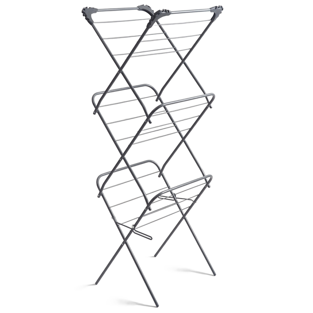 OurHouse 3 Tier Slimline Clothes Airer Image 1