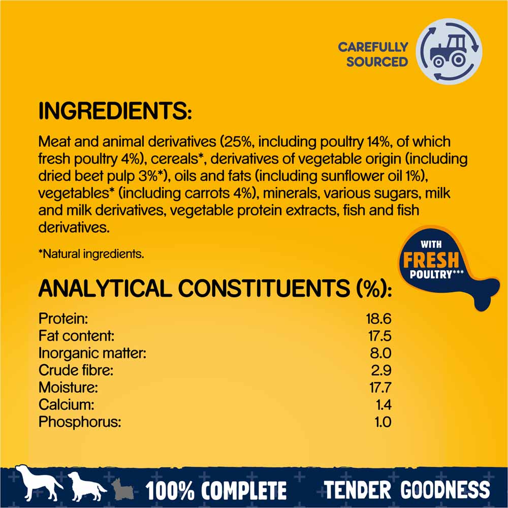 Pedigree Tender Goodness Poultry Dry Adult Dog Food 2.6kg Image 8