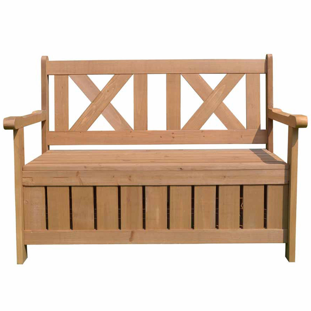 Airwave 26 x 43 x 106cm Seated Storage Bench Image 3