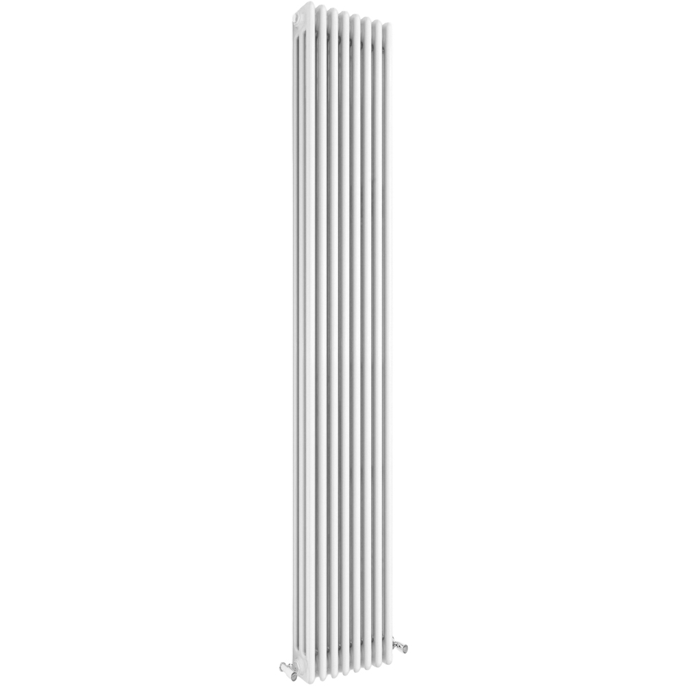 Stech Homes 5069 BTU White 3 Column Vertical Radiator 1800 x 380mm Image 1