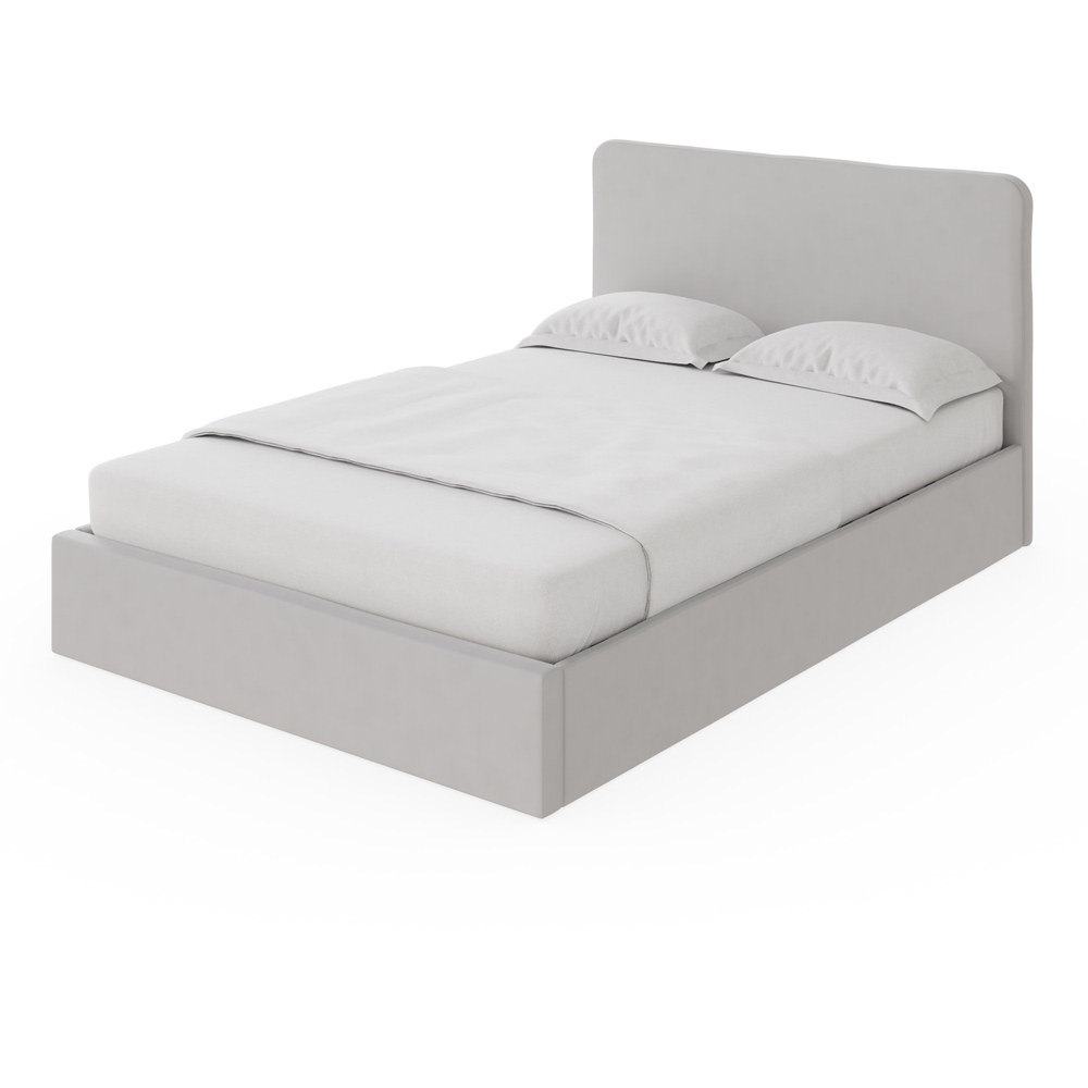 GFW Chiswick King Size Soft Grey Ottoman Bed Image 5