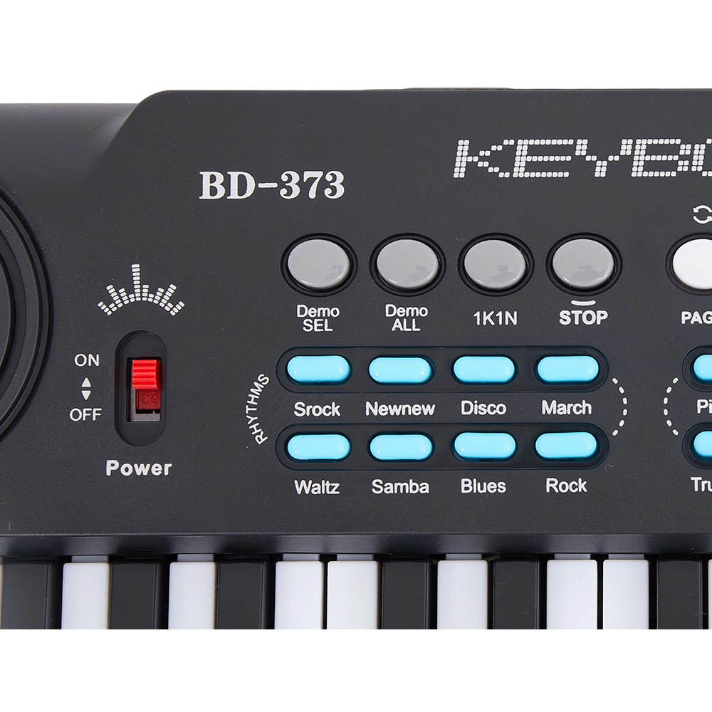 H&O Direct Kids 37 Keys Electronic Keyboard with Microphone Image 3