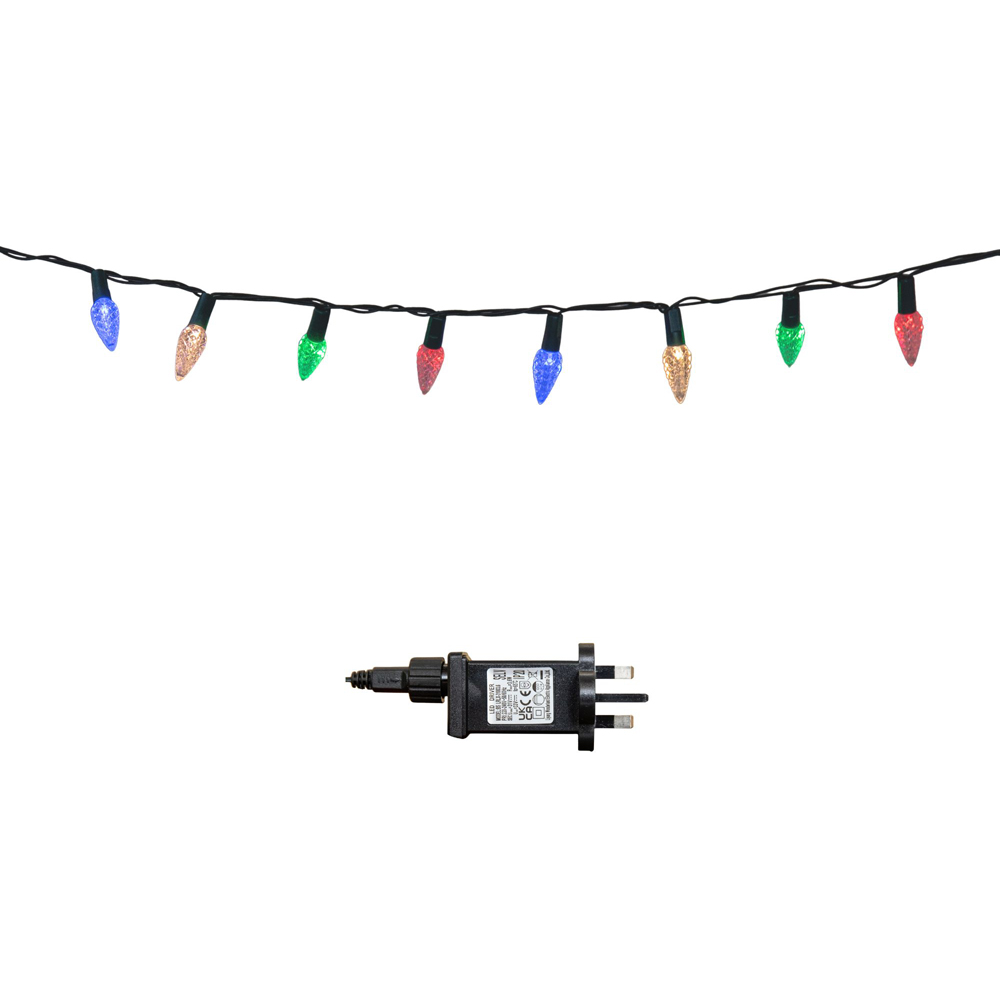 Samuel Alexander 150 Multicoloured LED Multi-Action Pinecone Christmas Lights 7.5m Image 8
