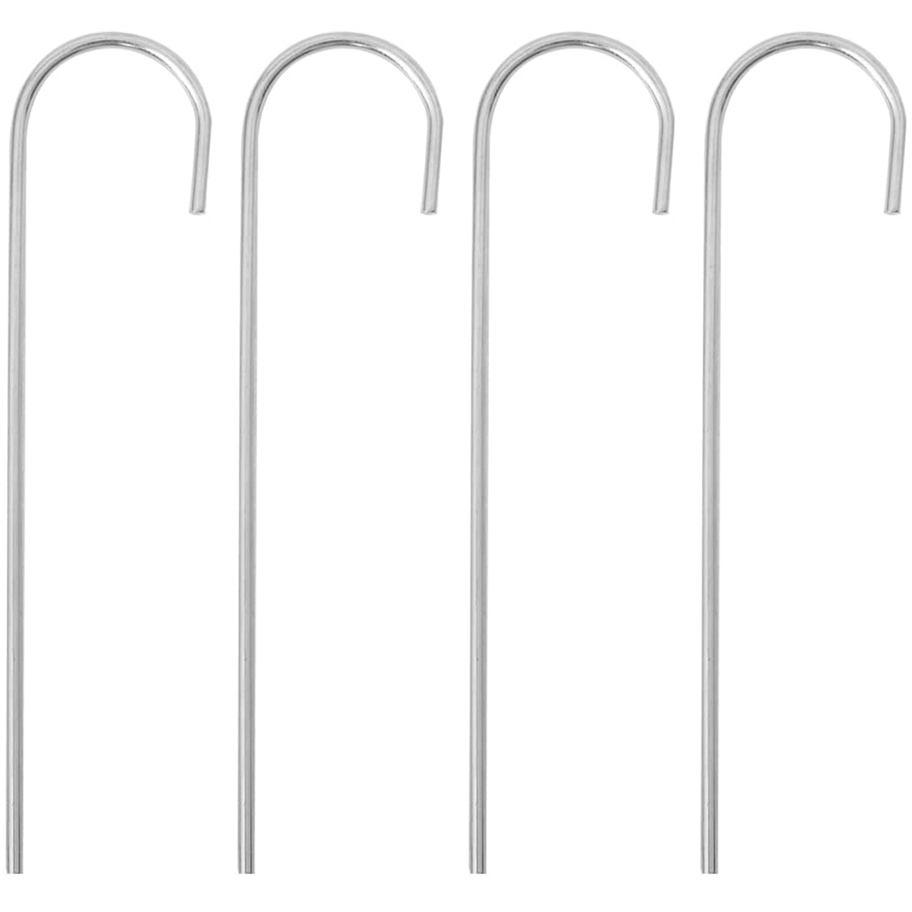 vidaXL White Football Goal Net 2 x 4ft Image 5