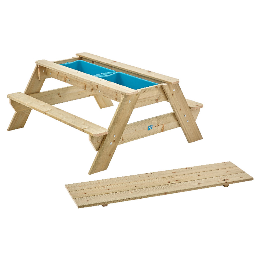 TP Deluxe Wooden Picnic Table Sandpit Image 2
