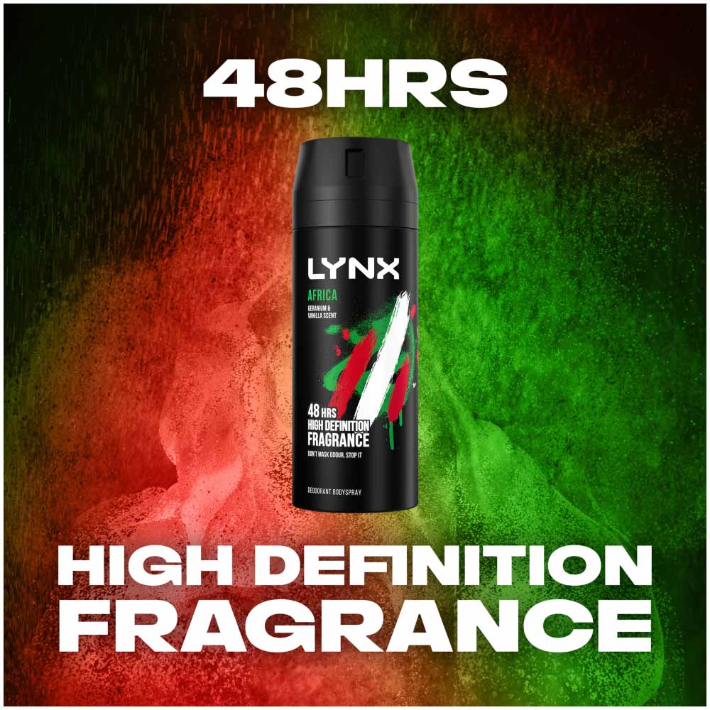 Lynx Africa Body Spray 150ml Image 7