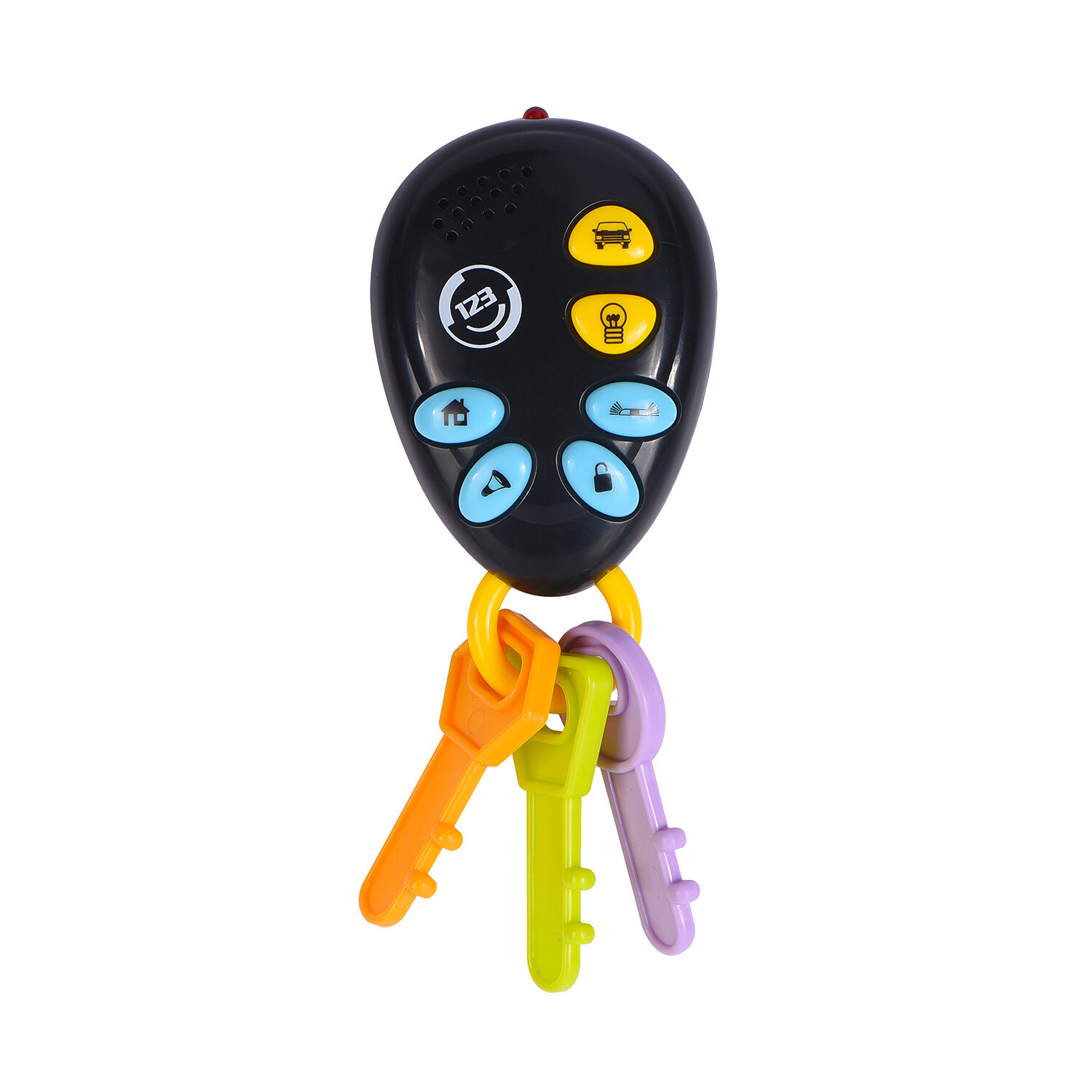 Infunbebe My 1st Car Keys - Black Image 1