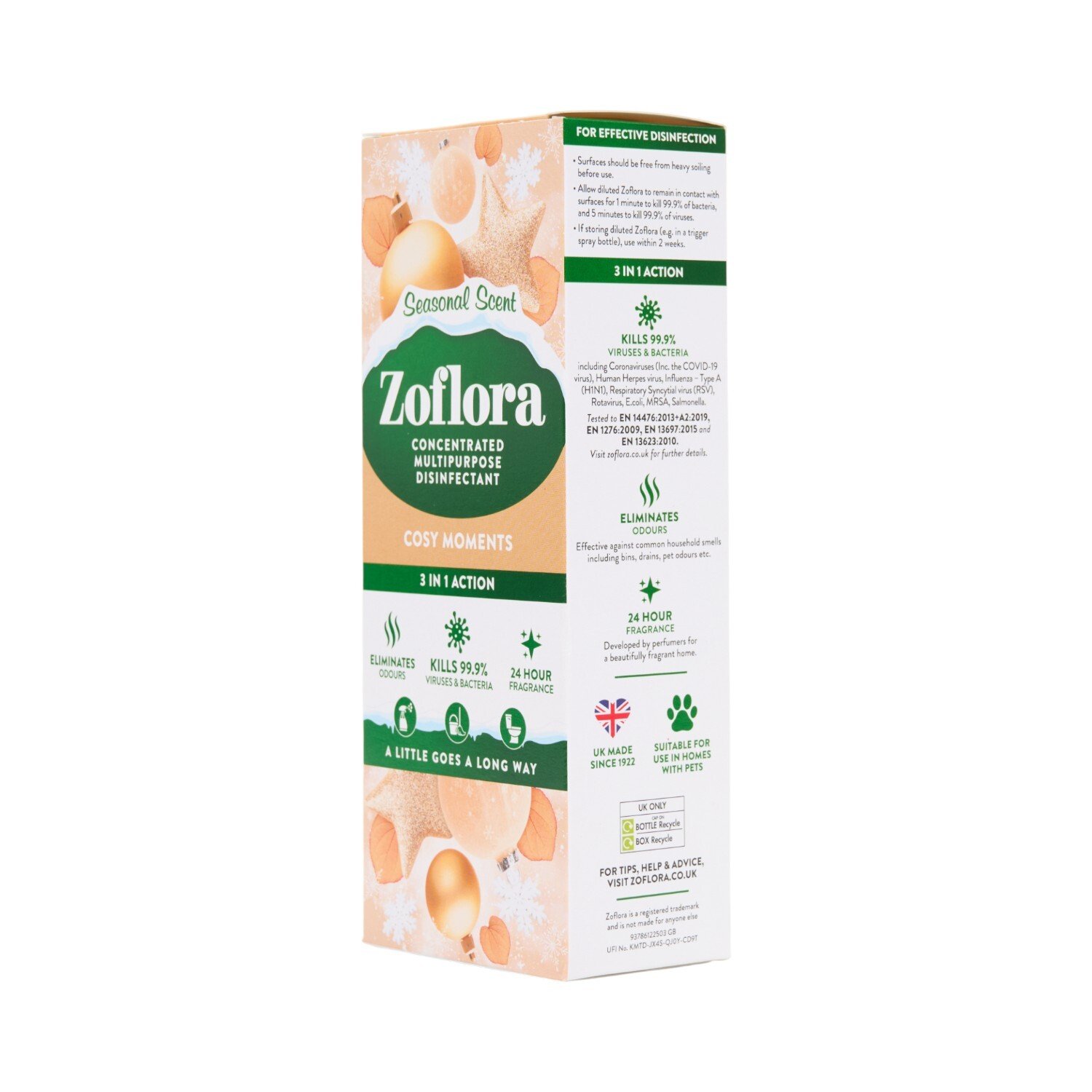 Zoflora Concentrated Multipurpose Disinfectant - Cosy Moments / 500ml Image 4