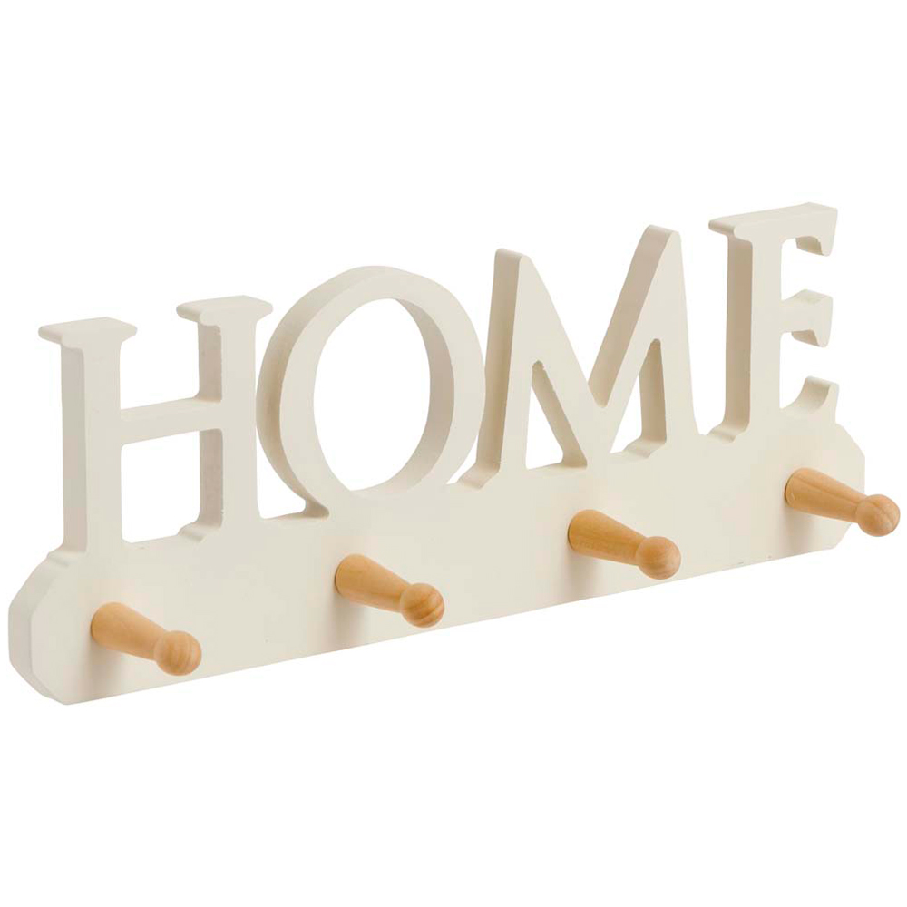 Wilko Country Home 4 Hook Rail FC17862 Image 1