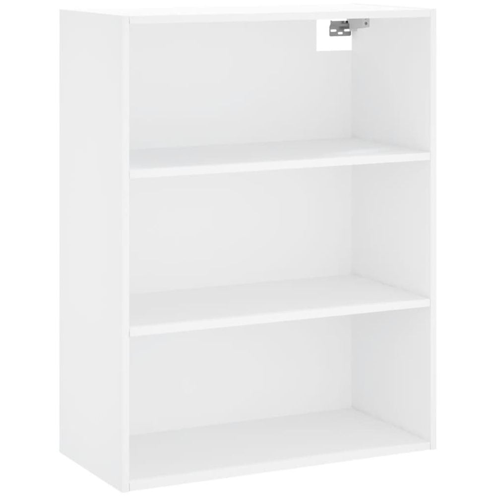 vidaXL 3 Drawer 3 Shelf White Highboard Image 5