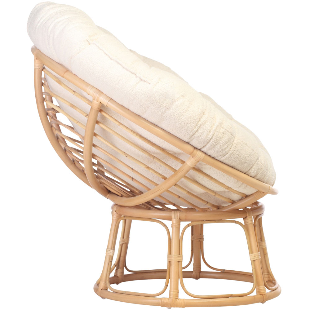Desser Furniture Papasan Natural and Shadow Vanila Chair Image 5