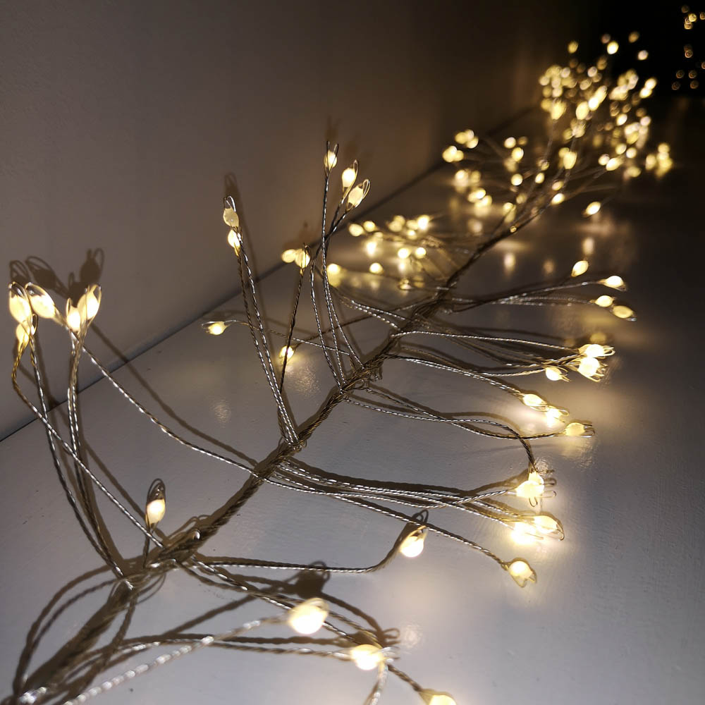 Samuel Alexander 288 Warm White LED Premier Garland Wire Light 1.8m Image 3