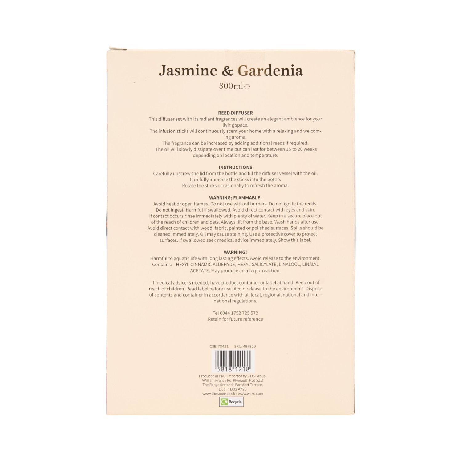 Jasmine and Gardenia Diffuser Image 7