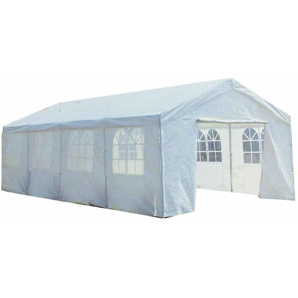 Charles Bentley 8 x 4m White Wedding and Party Marquee Image 2
