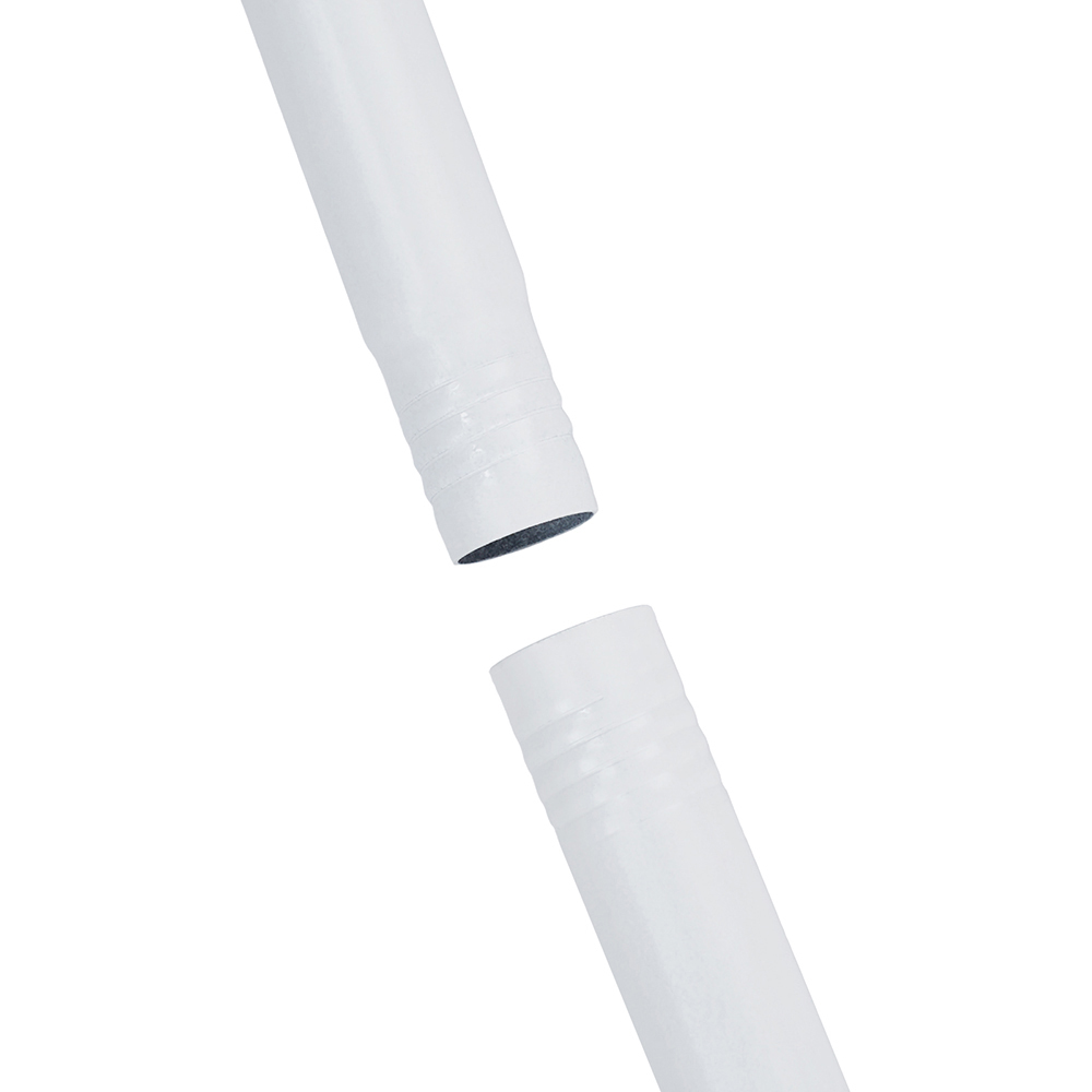 Living and Home 45-170cm White Stainless Steel Telescopic Curtain Rod Image 7