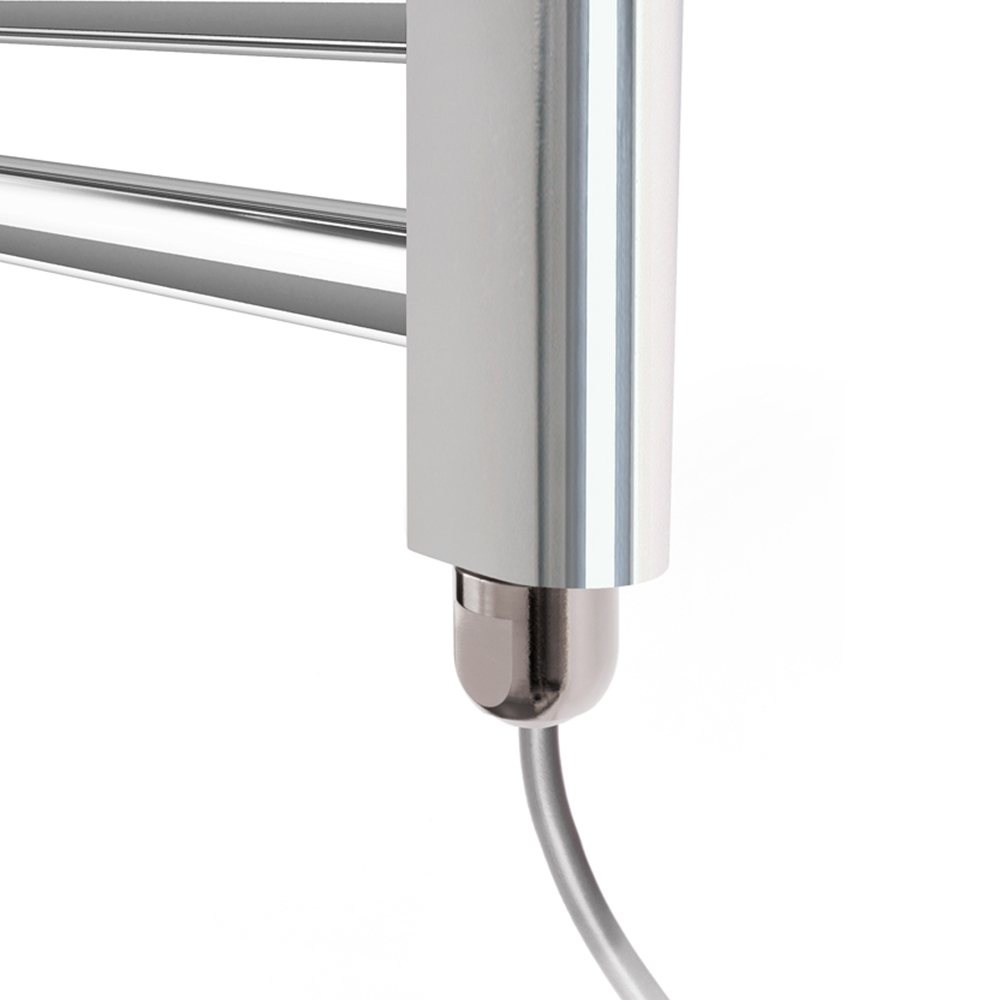 Terma Leo E 2046BTU Chrome Electric Fixed Temperature Towel Rail 1800 x 600mm Image 4