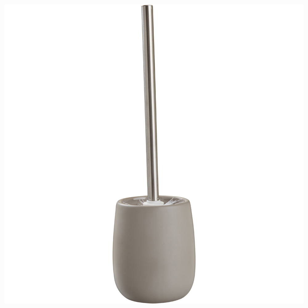 Wilko Grey Rounded Toilet Brush Wilko