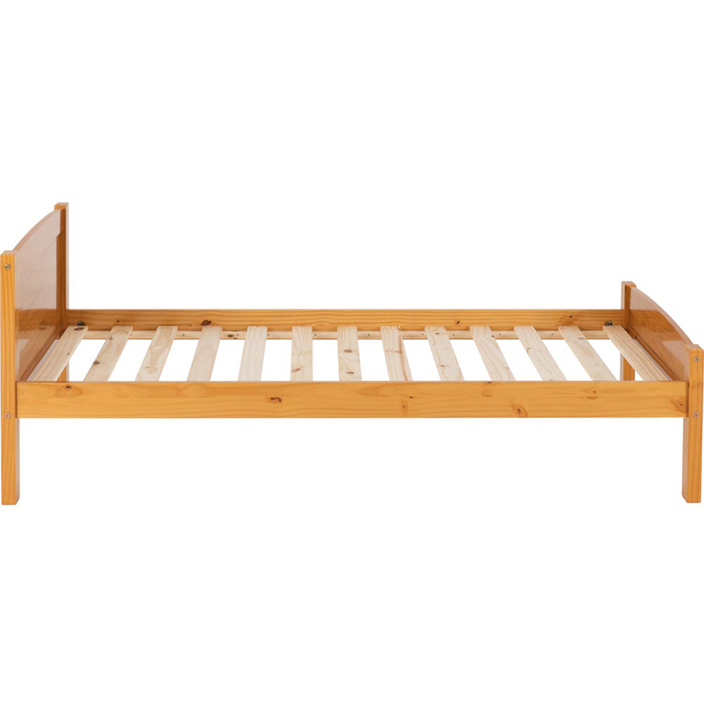 Seconique Single Amber Antique Pine Bed Frame Image 4