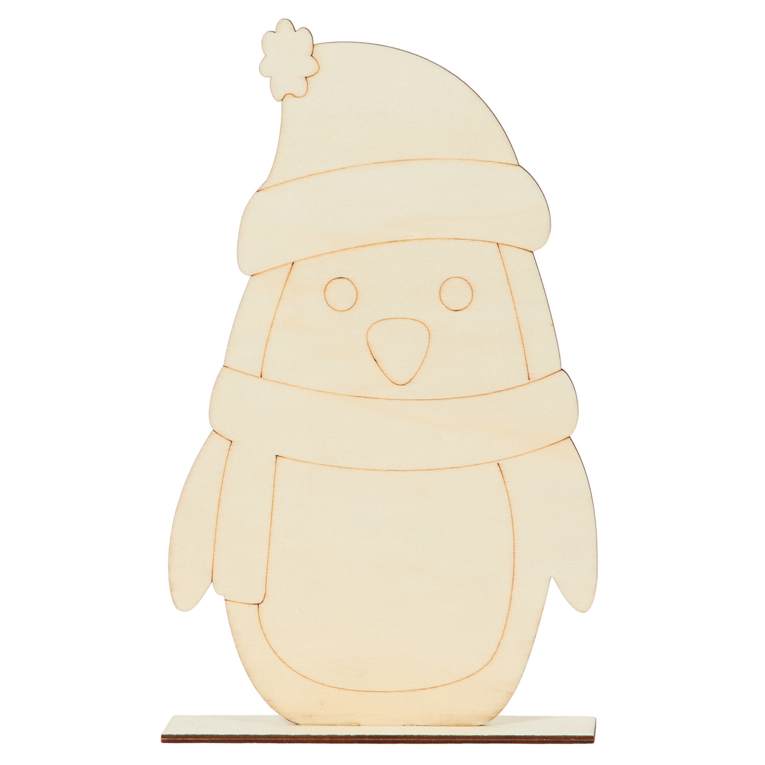 Wooden Xmas Characters - Brown Image 7