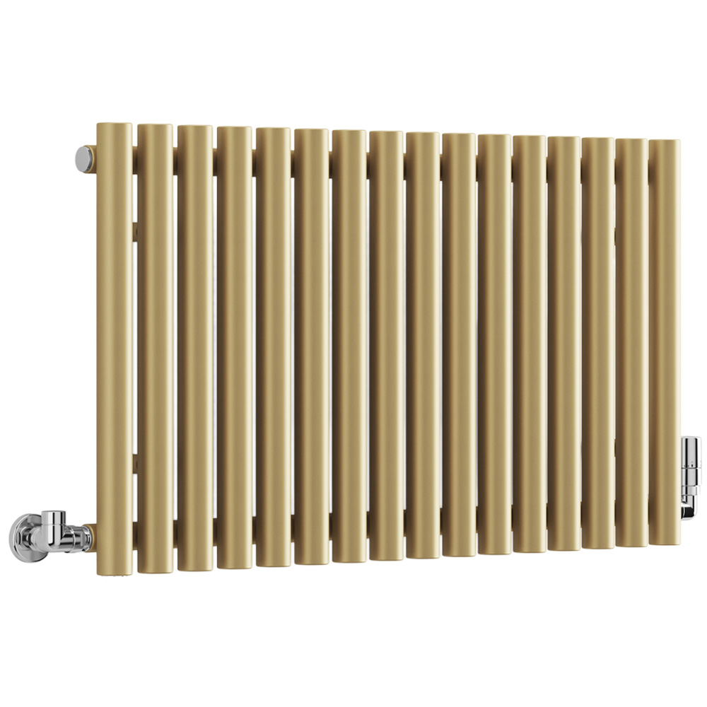 Terma Rolo Room 2015 BTU Brass Radiator 500 x 865mm Image 1