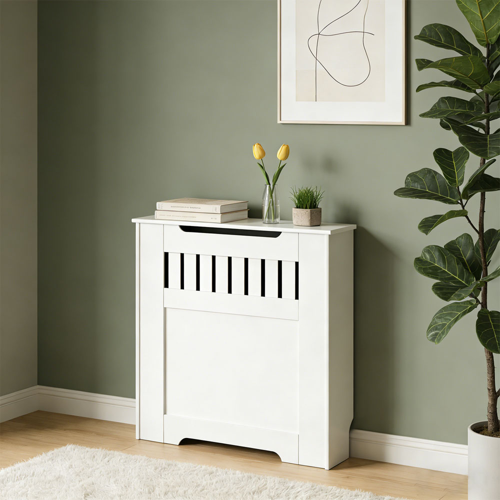 Sorrento Radiator Cover White Image 2