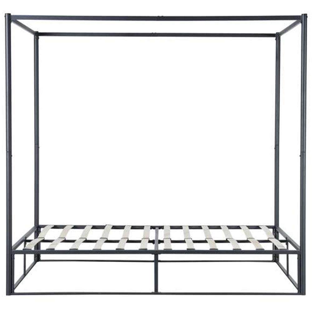 Farringdon Small Double Black Metal 4 Poster Bed Frame Image 3