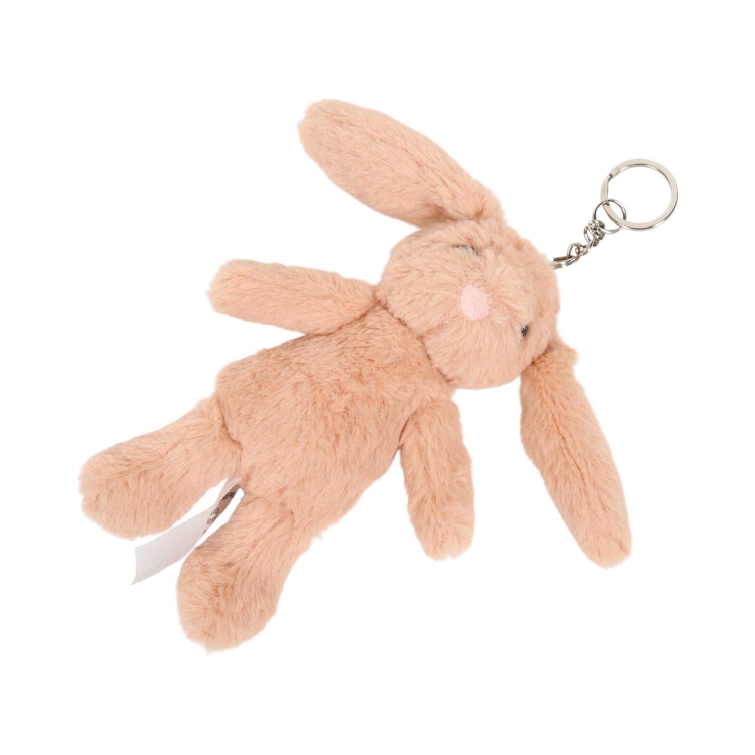 Fluffy Bella Bunny Keyring Natural Image 3