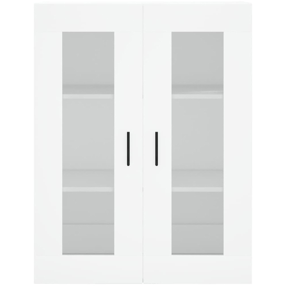 vidaXL 4 Glass Door White Highboard Image 6