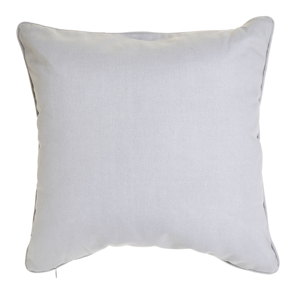 Wilko Geometric Grey Cushion 43 x 43cm Image 2