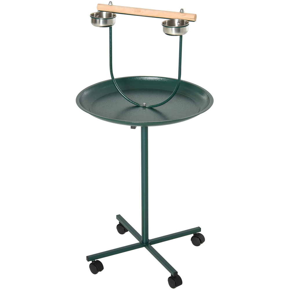 PawHut Green Bird Perch Stand Image 1