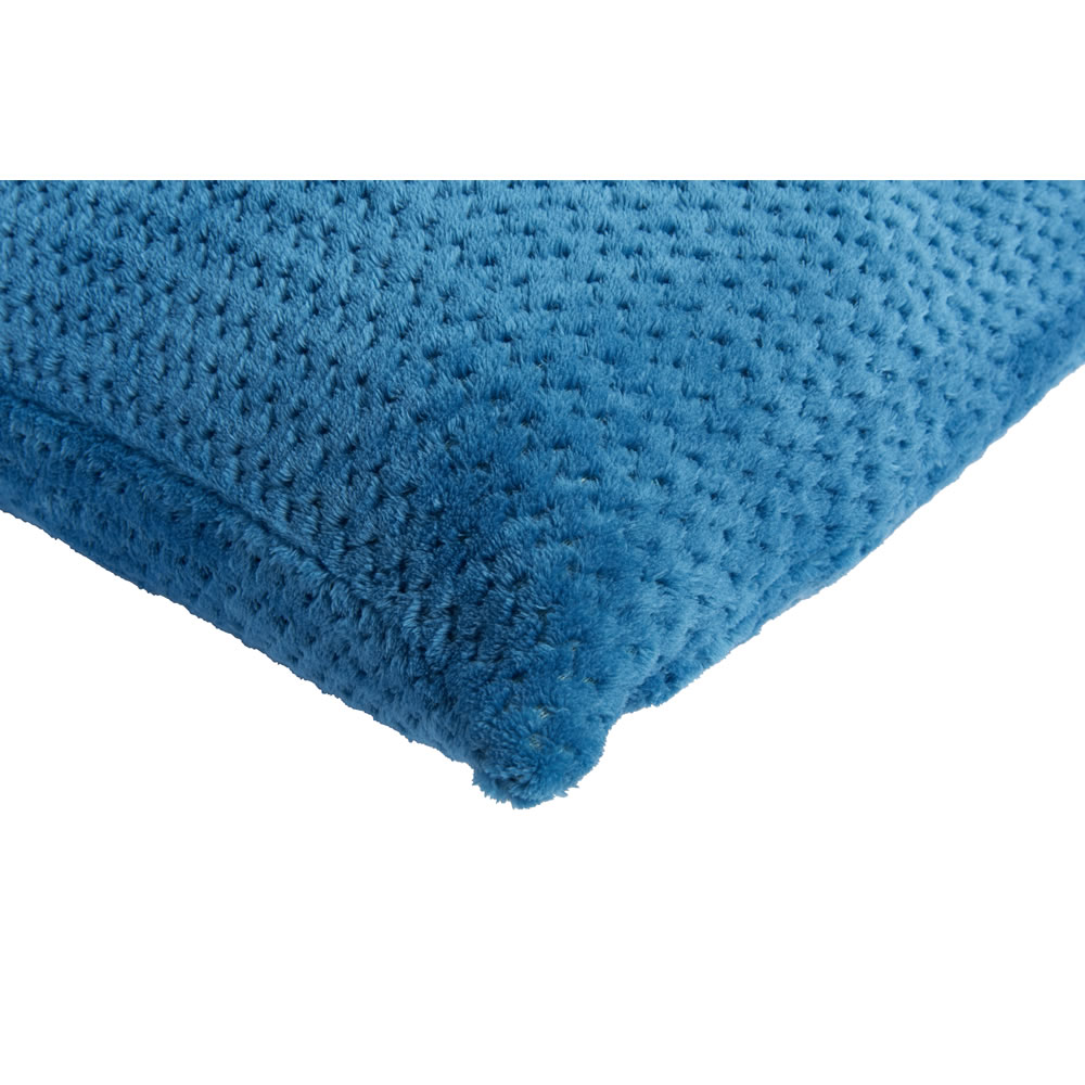 Wilko Dark Teal Jumbo Cushion 55 x 55cm Wilko