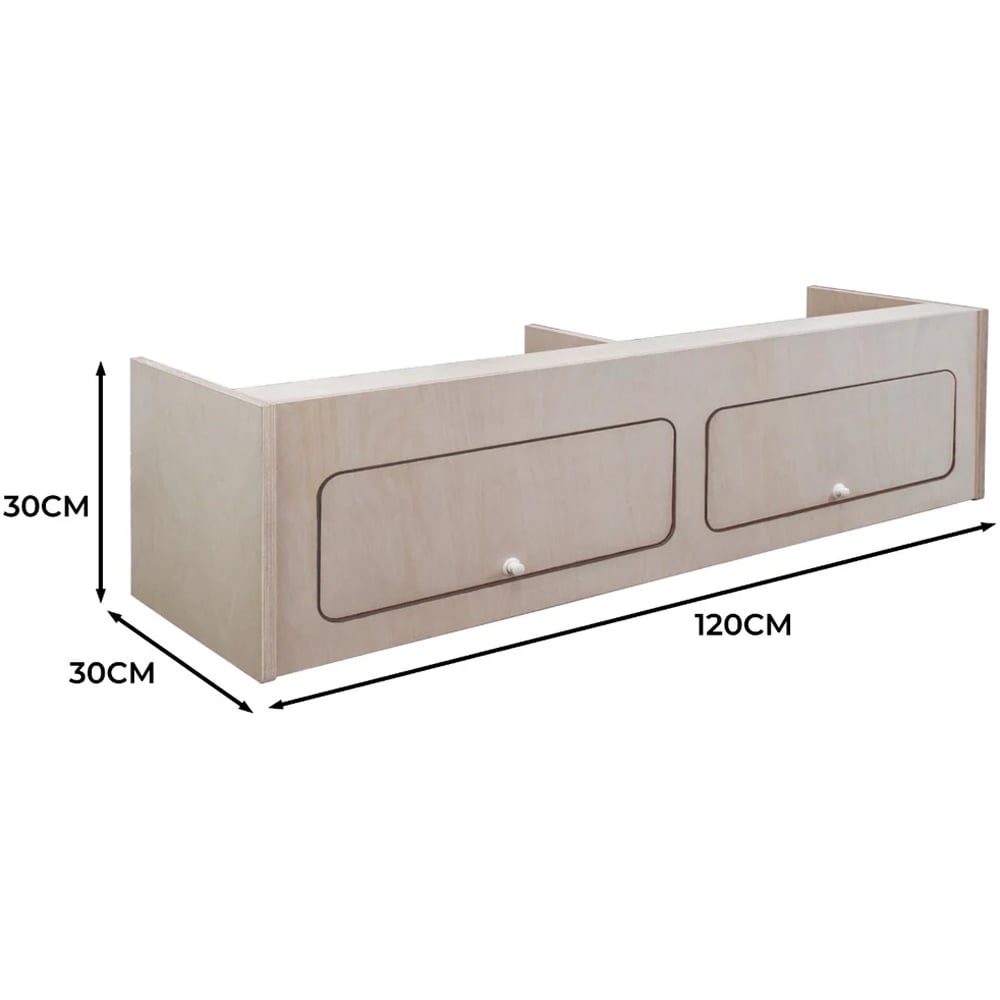 MonsterShop Overhead Camper Cabinet 120 x 30 x 30cm Image 7