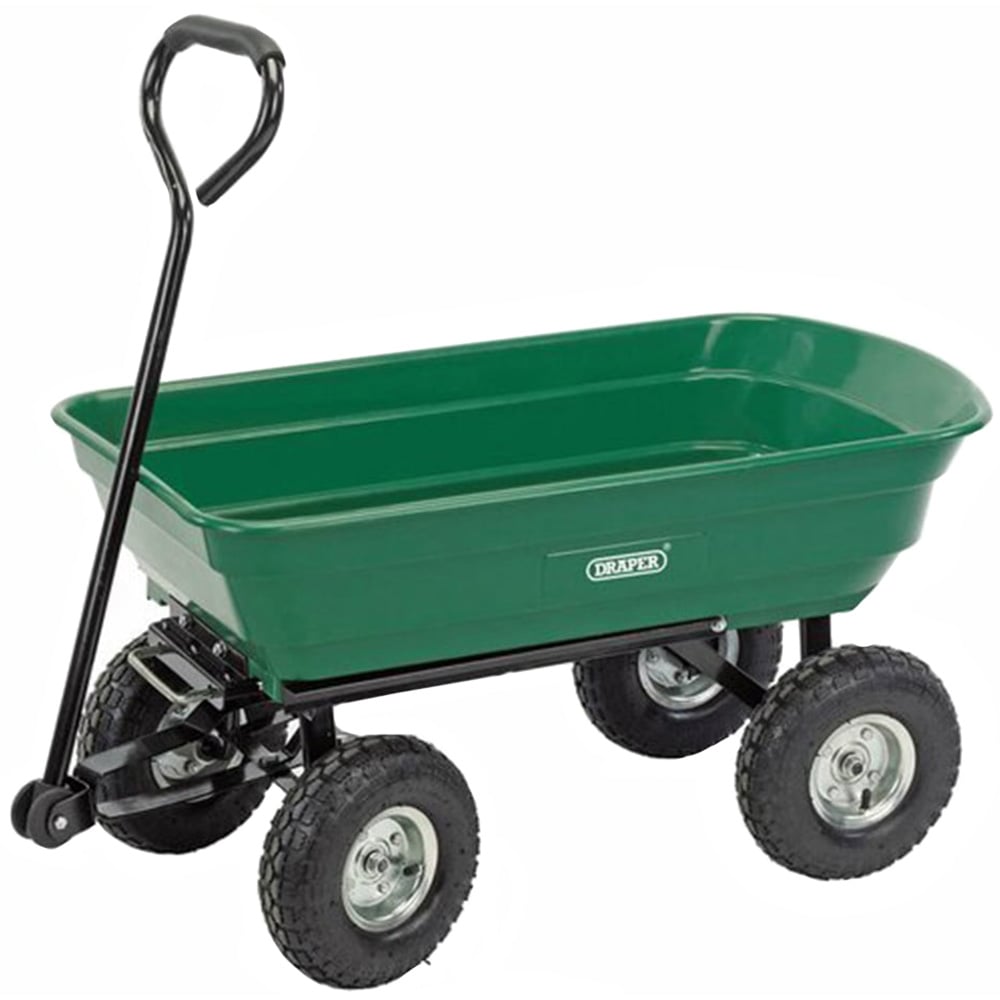 Draper Mobile Tipper Cart 75L Image 1