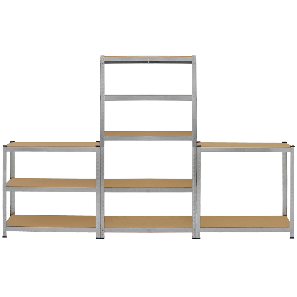 Monster Shop Galwix Galvanised Steel Shelves Set of 2 Image 5