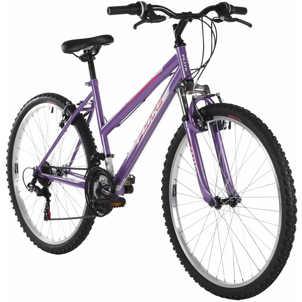 Flite Active Womens 18 Speed 26" Purple Bike Image 2