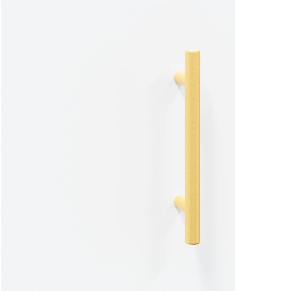 vidaXL 2 Door 2 Shelf White TV Cabinet Image 9