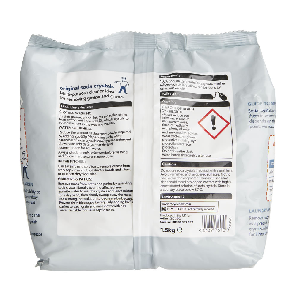 Wilko Original Soda Crystals 1.5kg Image 2