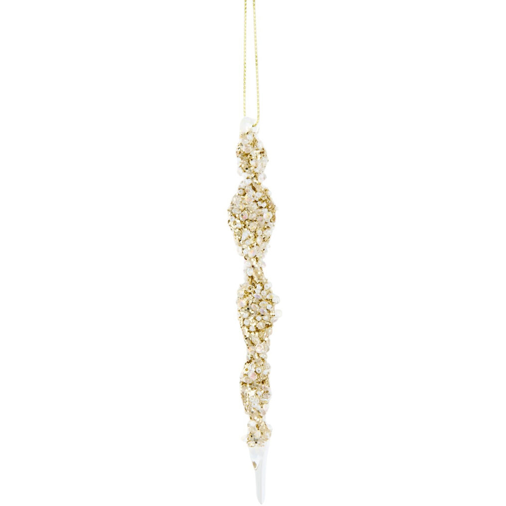 Gold Beaded Icicle Image 1
