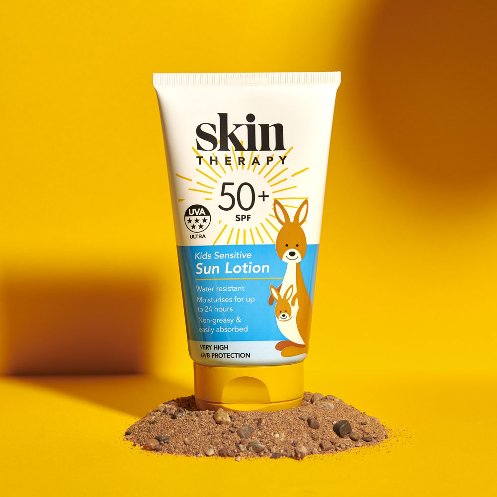 Skin Therapy SPF 50 plus Kids Extra Water Resistant Sun Lotion 150ml Image 4