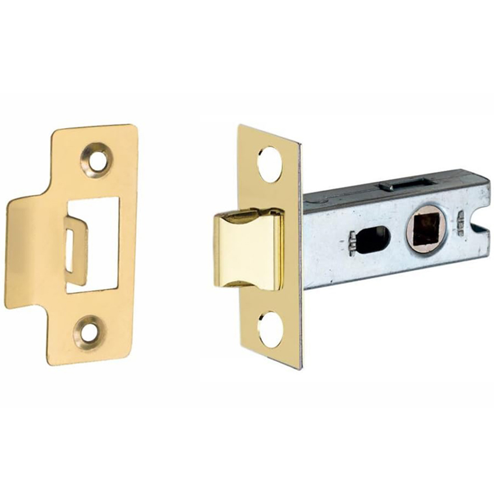 Golden Grace Electro Brass Finish Bolt Through Tubular Latch 64mm Image