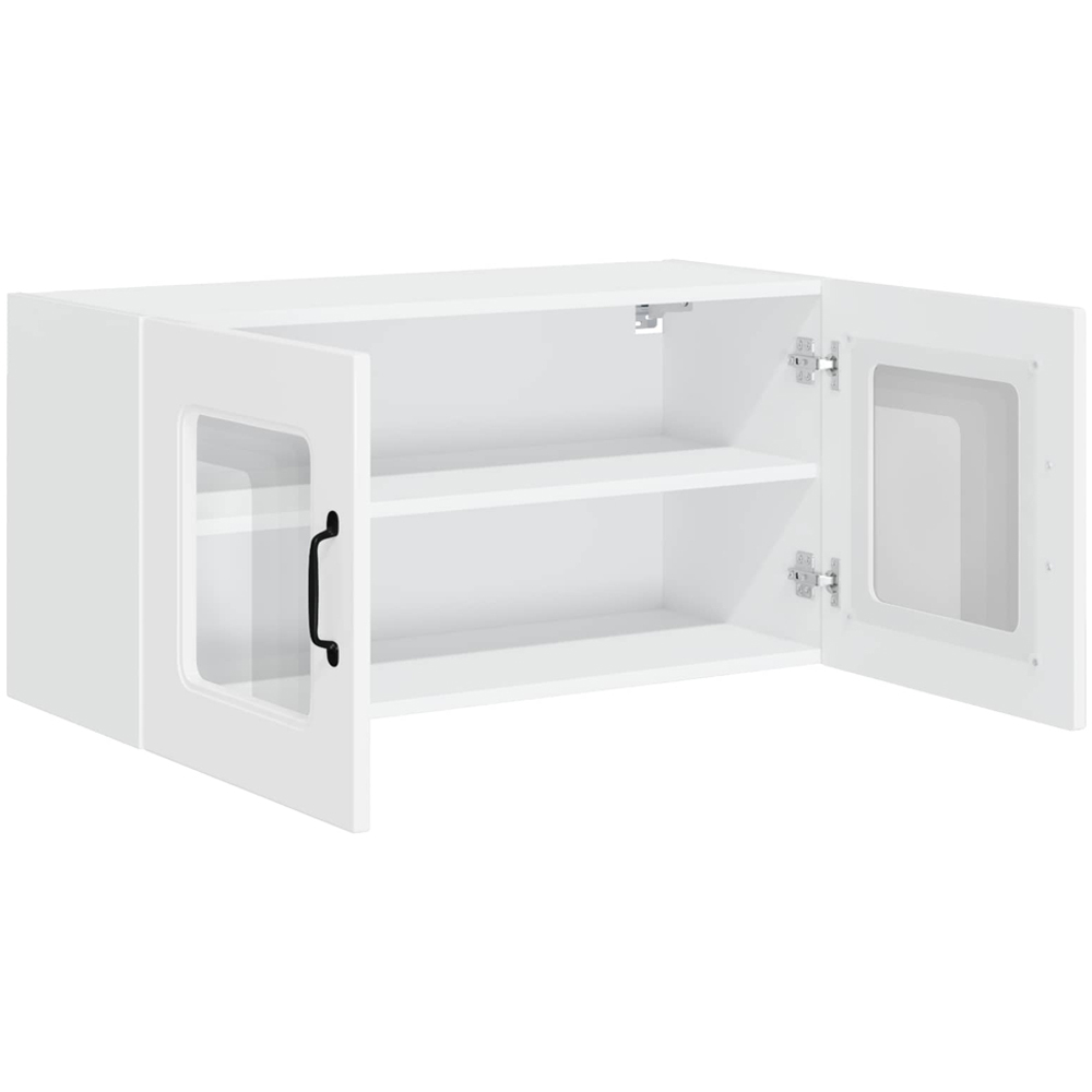 vidaXL Kalmar 2 Door High Gloss White Wall Kitchen Cabinet Image 5