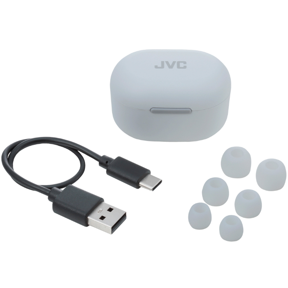 JVC HA-A30T-W-U White Active Noise Cancelling Wireless Earphones Image 6
