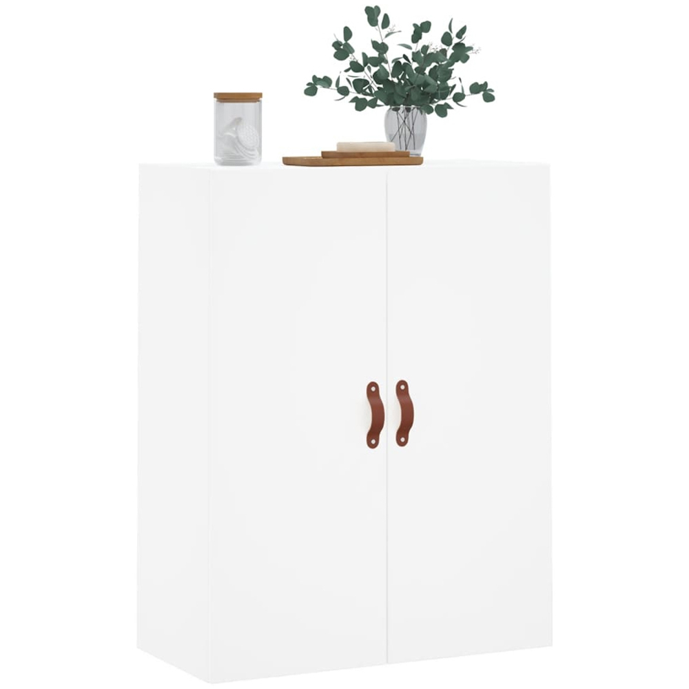 vidaXL 2 Door White Wall Mounted Cabinet Image 3