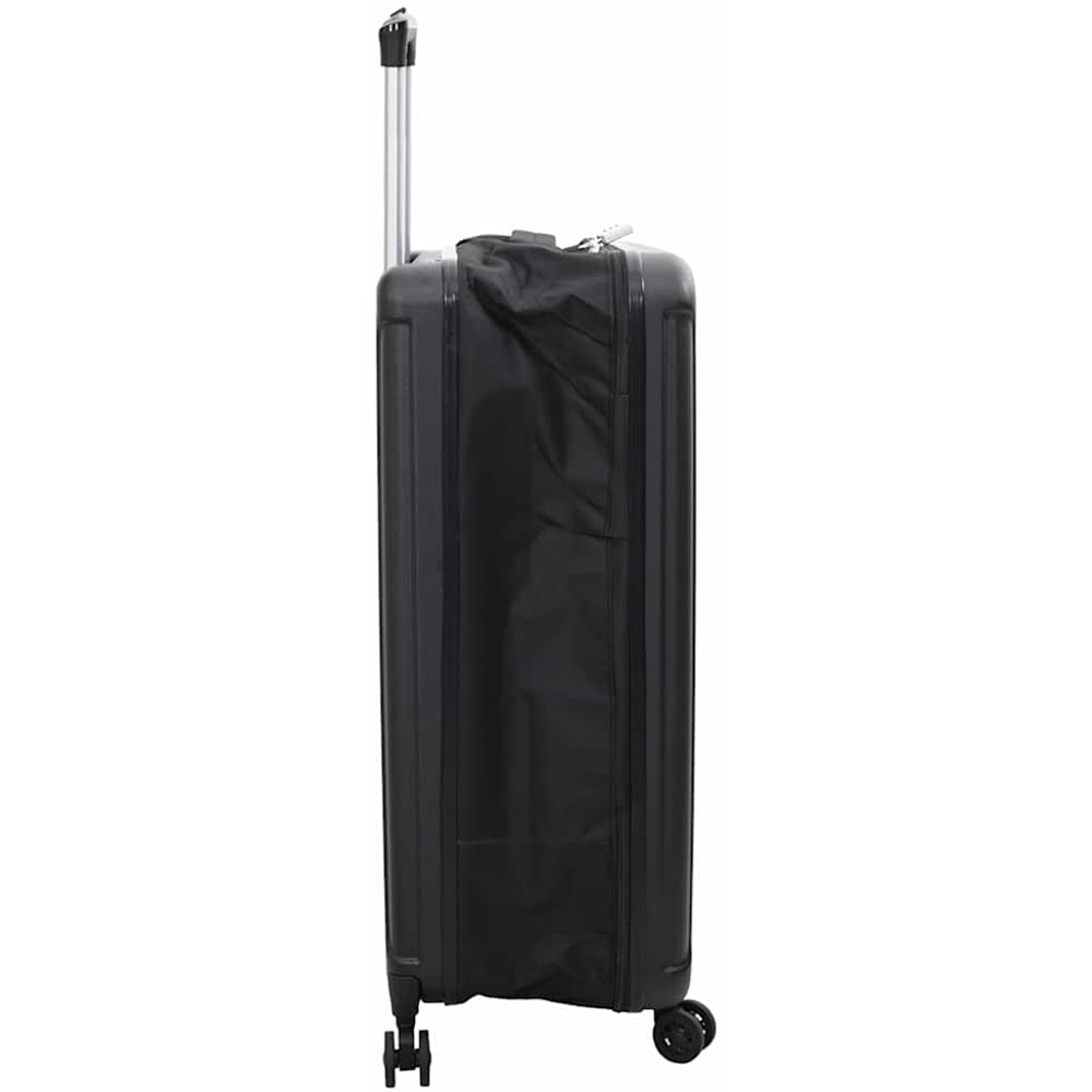 vidaXL 28 inch Black Rectangular Travel Bag Image 4