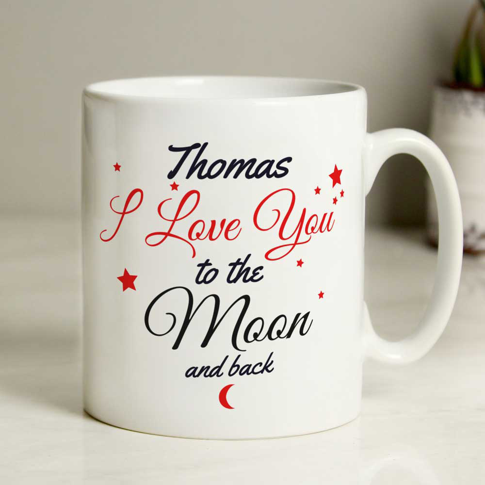 Personalised Memento Personalised To The Moon and Back Mug Image 2