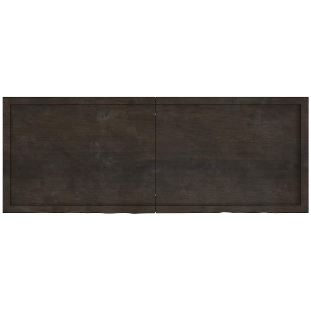 vidaXL 160 x 60 x 4cm Brown Wall Shelf Image 2