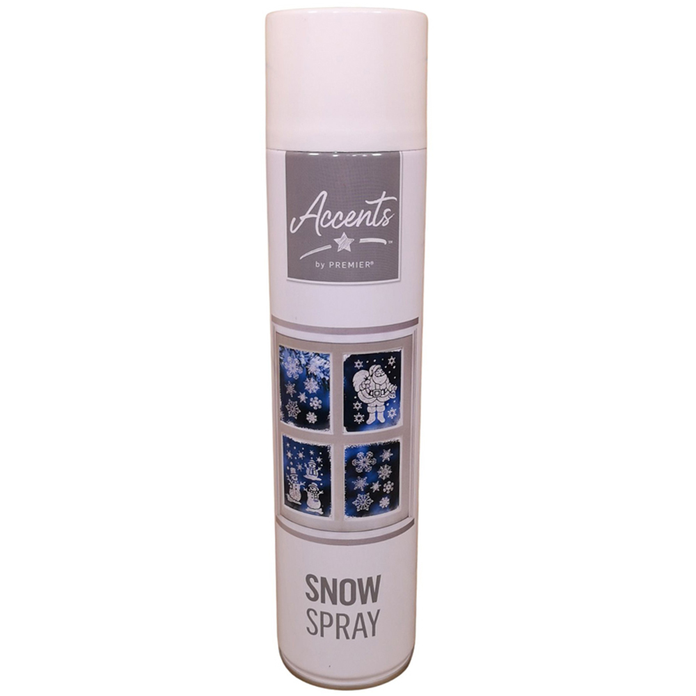 Premier Accents Christmas Snow Spray 600ml Image 1
