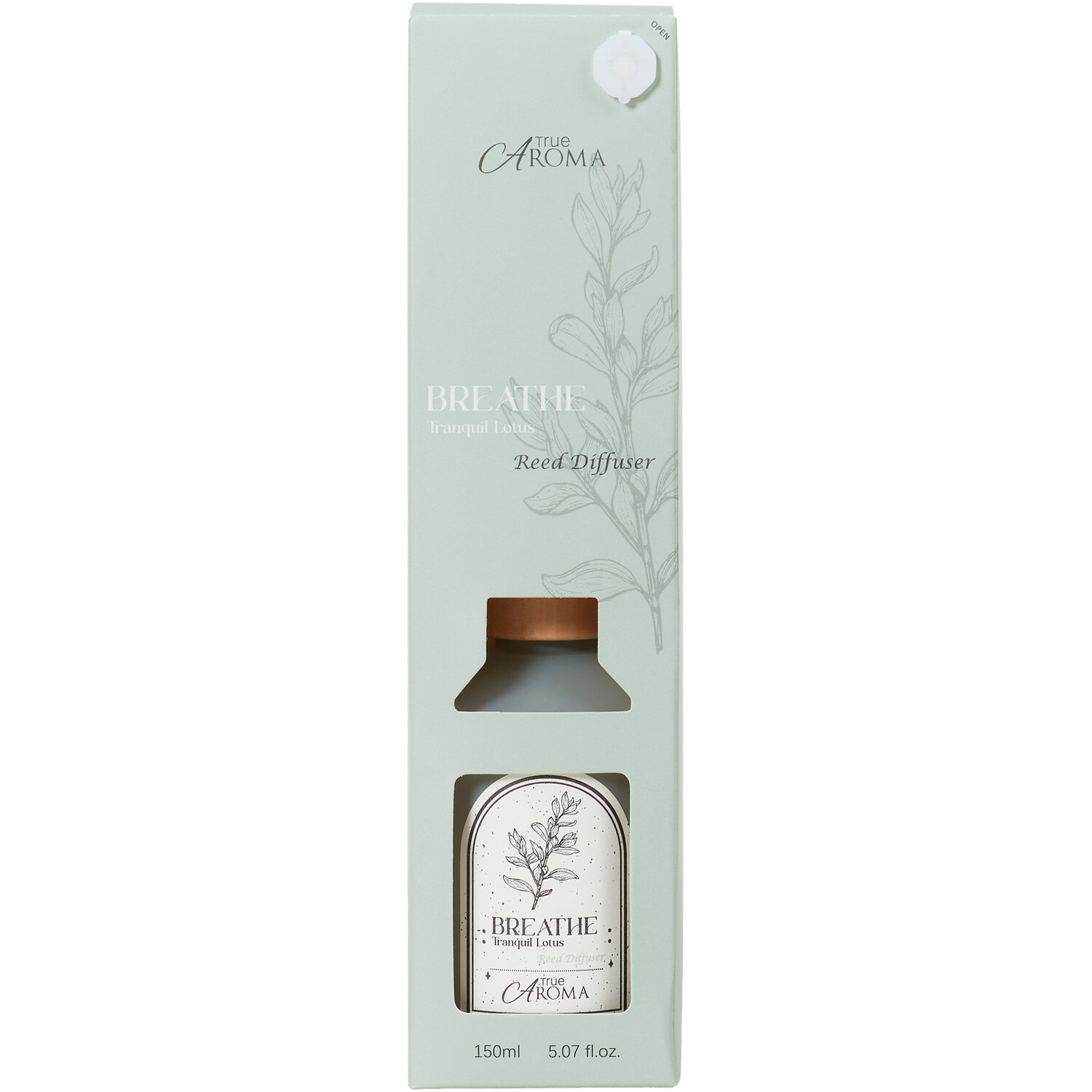 Breathe Reed Diffuser 150ml - Grey Image 1